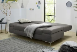 Verwandlungssofa grau