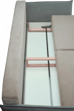 Verwandlungssofa grau