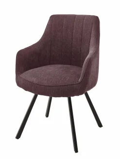 Vierfuß-Armlehnstuhl grau