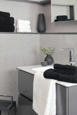 Villeroy & Boch Duschtuch grauschwarz