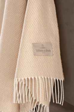 Villeroy & Boch Fransenplaid beige