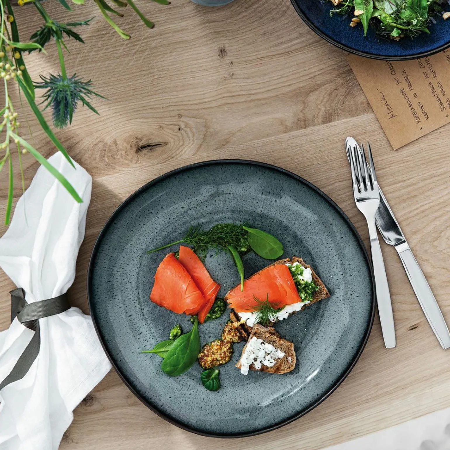 Villeroy & Boch Schale flach 27cm grau