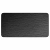 Villeroy & Boch Servierplatte 34,9x17,9cm schwarz