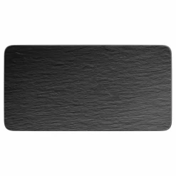 Villeroy & Boch Servierplatte 34,9x17,9cm schwarz