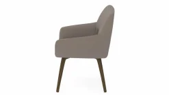 vito Armlehnenstuhl braun