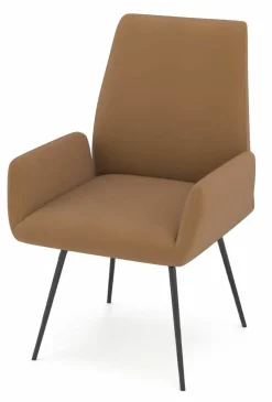 vito Armlehnenstuhl braun