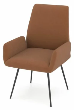 vito Armlehnenstuhl braun