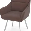 vito Armlehnenstuhl braun