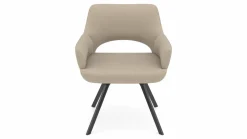 vito Armlehnenstuhl braun