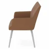 vito Armlehnenstuhl braun