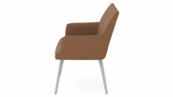 vito Armlehnenstuhl braun