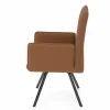 vito Armlehnenstuhl braun