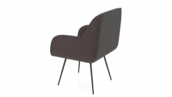 vito Armlehnenstuhl braunrot