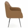 vito Armlehnenstuhl braun