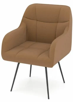 vito Armlehnenstuhl braun