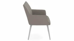 vito Armlehnenstuhl grau