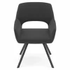 vito Armlehnenstuhl schwarz