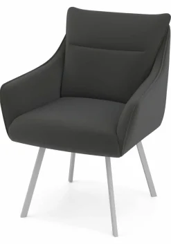 vito Armlehnenstuhl schwarz