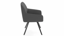 vito Armlehnenstuhl silberfarben