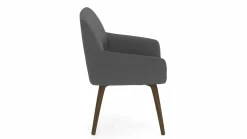 vito Armlehnenstuhl silberfarben