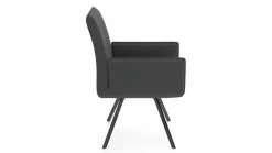 vito Armlehnenstuhl silberfarben