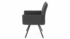 vito Armlehnenstuhl silberfarben