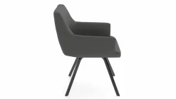 vito Armlehnenstuhl silberfarben