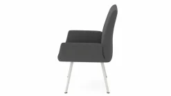 vito Armlehnenstuhl silberfarben