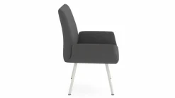 vito Armlehnenstuhl silberfarben