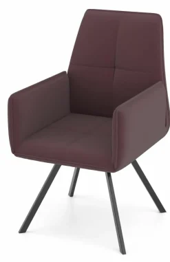 vito Armlehnenstuhl violett