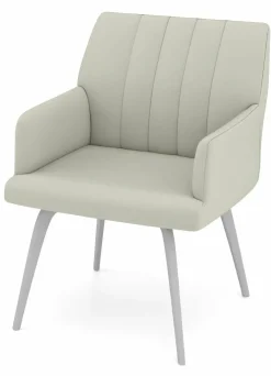 vito Armlehnenstuhl weiß