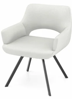 vito Armlehnenstuhl weiß