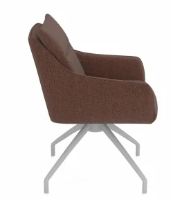 vito Armlehnpolsterstuhl rot