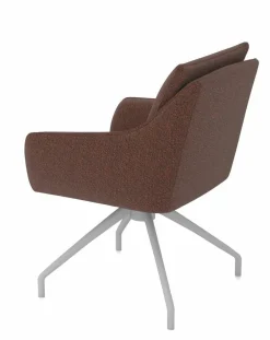 vito Armlehnpolsterstuhl rot