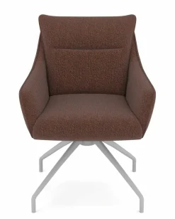 vito Armlehnpolsterstuhl rot