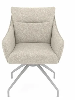 vito Armlehnpolsterstuhl beige