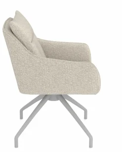 vito Armlehnpolsterstuhl beige