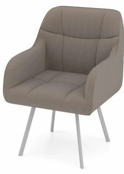 vito Armlehnstuhl braun