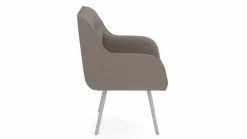 vito Armlehnstuhl braun