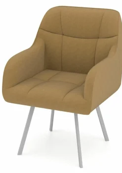 vito Armlehnstuhl braun