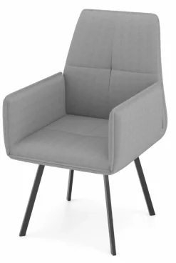 vito Armlehnstuhl grau