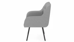 vito Armlehnstuhl grau