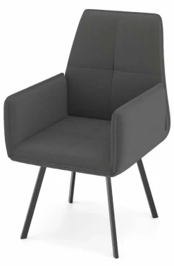 vito Armlehnstuhl silberfarben