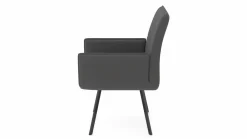 vito Armlehnstuhl silberfarben