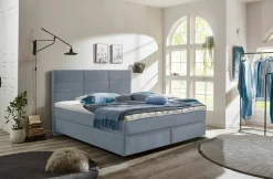 vito Boxspringbett blau