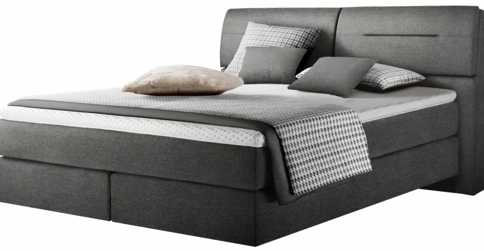 vito Boxspringbett grau