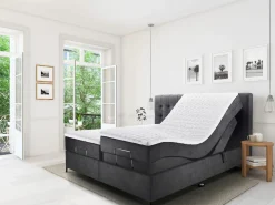 vito Boxspringbett m. Motor grau