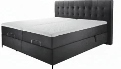 vito Boxspringbett m. Motor grau