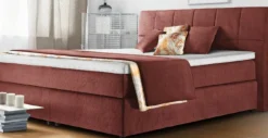 vito Boxspringbett rot