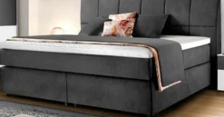 vito Boxspringbett schwarz